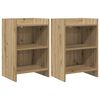 vidaXL Posteljne mize 2 kos Artisan hrast 40 x 30 x 60 cm