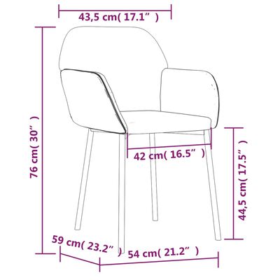 vidaXL Jedilni stoli 2 kosa svetlo sivo blago in umetno usnje