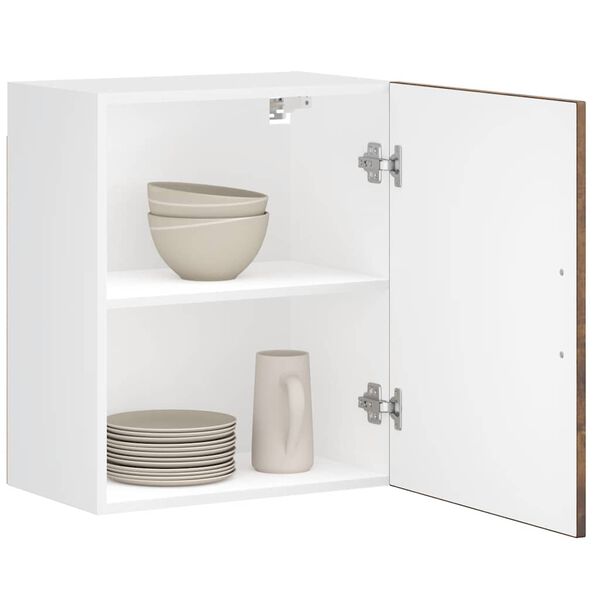 vidaXL Kuhinjska stenska omarica Porto dimljen hrast inženirski les