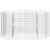vidaXL Visoka greda gabion pocinkano železo 200x100x100 cm