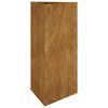 vidaXL Vrtno korito 40x34,5x75 cm corten jeklo