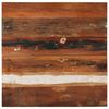 vidaXL Kvadratna mizna plo&scaron;ča 70x70 cm 25-27 mm trden predelan les