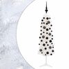 vidaXL Umetno ozko božično drevesce z božično kroglico 150 cm 150 LED