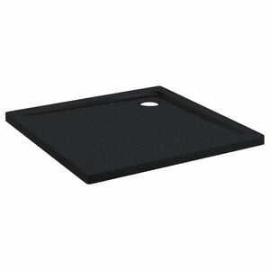 vidaXL Pladenj za tu&scaron;iranje s pikicami 90 x 90 x 4 cm ABS Črna