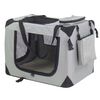 @Pet Transportni boks za pse najlon 82x58x58 cm siv