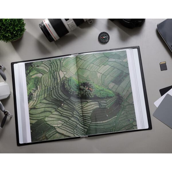 rillstab Predstavitvena mapa A4 60 žepov črna