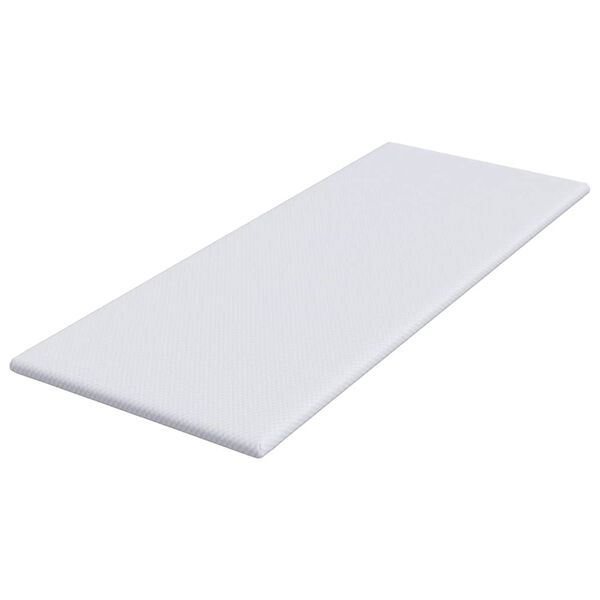 vidaXL Nadvložek Bela 80 x 200 cm Jacquard tkanina