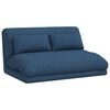 vidaXL Tlorisni stol Modra 110 x 82 x 55 cm blago