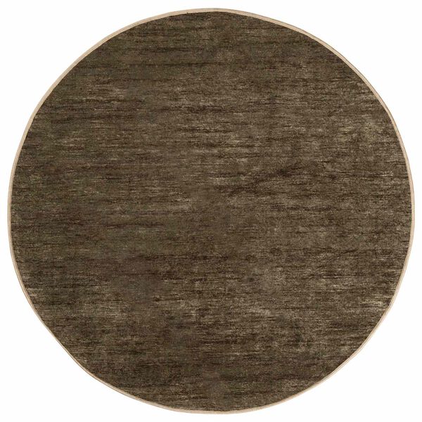 vidaXL Preproga runner MARSA Go&scaron;ča zelena &Oslash; 120 cm Poliester in PVC