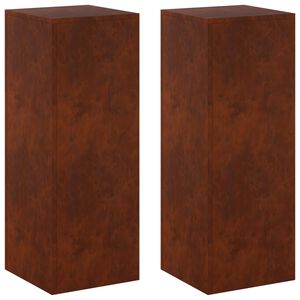 vidaXL Stojalo za rastline 2 pcs Rjav 30 x 30 x 80 cm