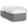 vidaXL posteljni okvir brez vzmetnice Taupe 80x200cm Tkanina