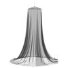 vidaXL Komarica za posteljo 156 mesh Črna ⌀56 x 220 cm Poliester