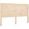 vidaXL Posteljno vzglavje 156x4x100 cm trdna borovina