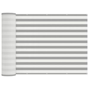 vidaXL Zaslon za zasebnost na balkonu 150 x 200 cm Blago s PU prevleko