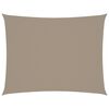 vidaXL Senčno jadro oksford blago pravokotno 3,5x4,5 m taupe