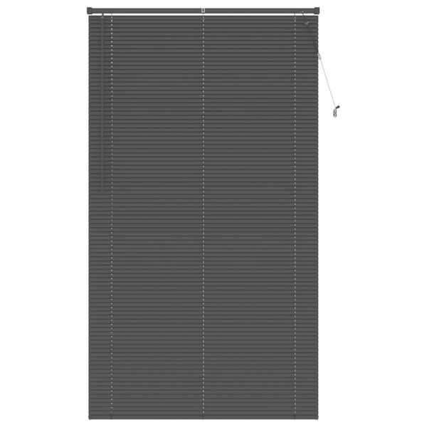 vidaXL Venecijanska žaluzija Srebrno siva 213 x 110 cm PVC