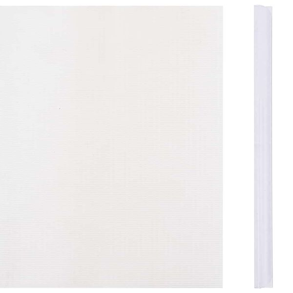 vidaXL Vrtno platno PVC 70x0,19 m belo