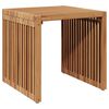 vidaXL Vrtna stranska miza Rjava 45 x 45,5 x 45,5 cm Trden tikov les