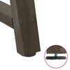 vidaXL Noge za jedilno mizo v obliki črke A, 2 kosa, 80 x (72-73) cm, jeklo