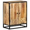 vidaXL Komoda ročno izrezljana 60x35x75 cm trden mangov les
