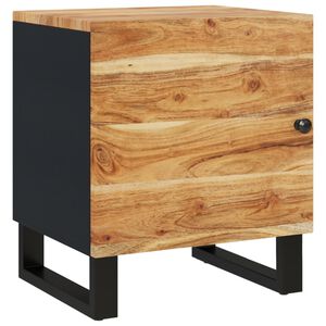 vidaXL Nočna omarica 40x33x46 cm trden akacijev les