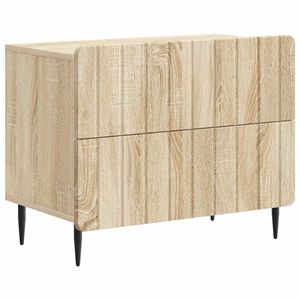 vidaXL Nočna omarica Sonoma hrast 62 x 34,5 x 49,5 cm Inženirski les