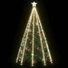 vidaXL Lučke za novoletno jelko 400 LED lučk hladno bele 400 cm