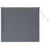 vidaXL Venecijanske žaluzije Temno siva 130 x 145 cm Aluminij