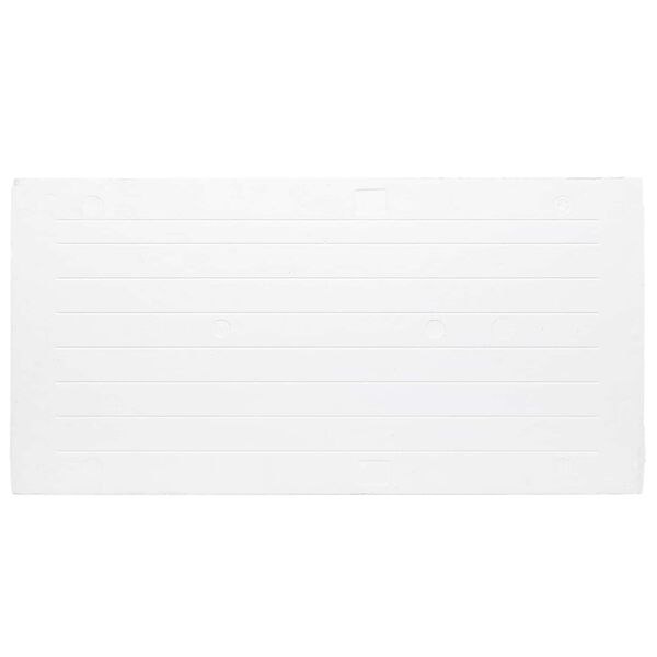 vidaXL Stenske plo&scaron;če 10 pcs Rdeča 100 x 50 cm EPS pena