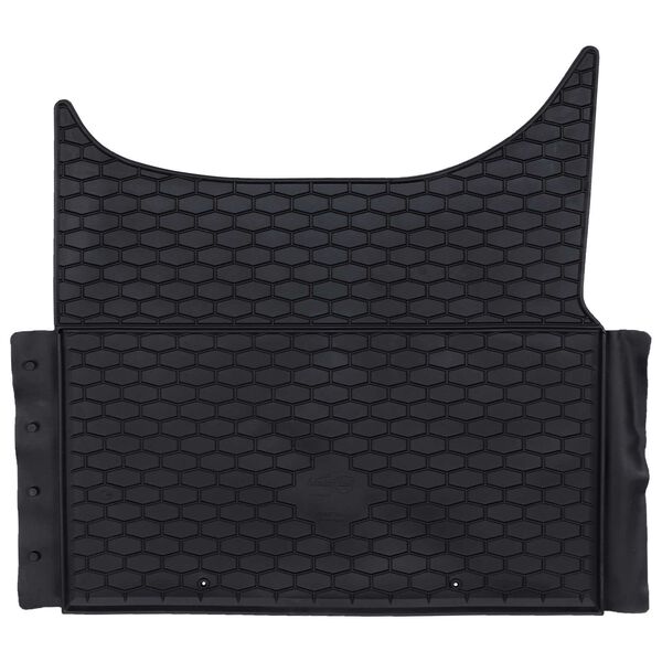 vidaXL Avto preproga 3 pcs Črna Iveco DAILY Guma