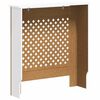 vidaXL Pokrov za radiator MDF bel 78 cm