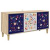 vidaXL TV omarica MAINZ 102 x 33 x 50 cm Sonoma Inženirski les