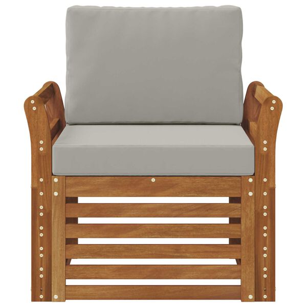 vidaXL Zunanja garnitura za sedenje Naravna 75,5 x 63 x 73 cm