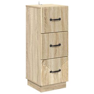vidaXL Predalna omara Sonoma hrast 33 x 34,5 x 87 cm Inženirski les