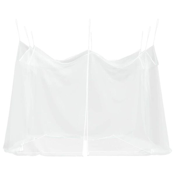 vidaXL Mreža proti komarjem za zunanjo uporabo 220 mrež bela 300x300x250 cm