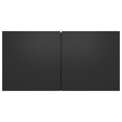 vidaXL Komplet TV omaric 10-delni črna iverna plošča