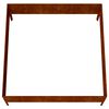 vidaXL Vrtna visoka greda 100x100x41 cm corten jeklo