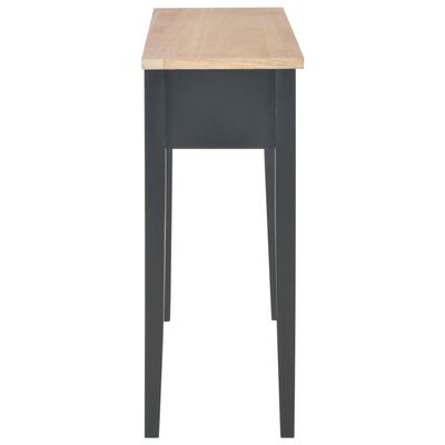 vidaXL Toaletna konzolna mizica iz lesa 79x30x74 cm črna