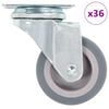 vidaXL Gibljiva kolesa 36 kosov 50 mm