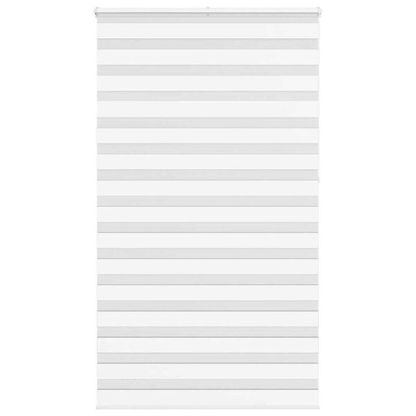 vidaXL Zebra senčilo bela 135x230 cm tkanina &scaron;irina 130,9cm poliester