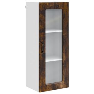 vidaXL Plo&scaron;ča za pomivalni stroj Kalmar Dimljeni oreh 40 x 31 x 100 cm