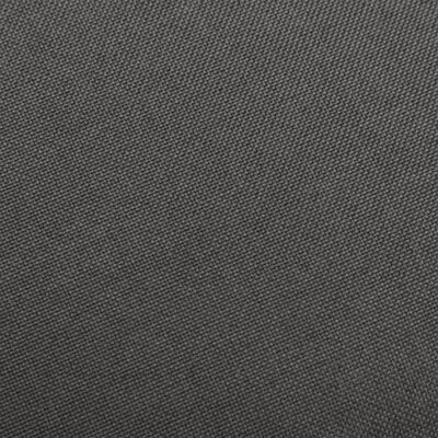 vidaXL Gugalni stol temno sivo blago