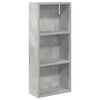 vidaXL Kopalna stenska omarica Beton Siva 30 x 14 x 70 cm