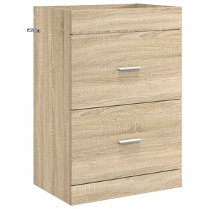 vidaXL Kopalni&scaron;ki kabinet pod umivalnikom Sonoma hrast