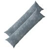 vidaXL Prevleka za blazino HEERLEN Svetlo modra 40 x 145 cm