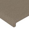 vidaXL Posteljno vzglavje taupe 200x5x78/88 cm blago