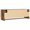 vidaXL Garderobna omara Old Wood 100x32,5x35 cm Inženirski les