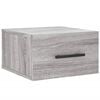 vidaXL Stenska nočna omarica siva sonoma 35x35x20 cm