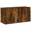 vidaXL Stenska TV omarica dimljen hrast 80x30x41 cm