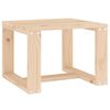 vidaXL Vrtna stranska mizica 40x38x28,5 cm trdna borovina